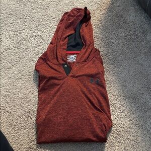 Under Armour Maroon Hooded Top